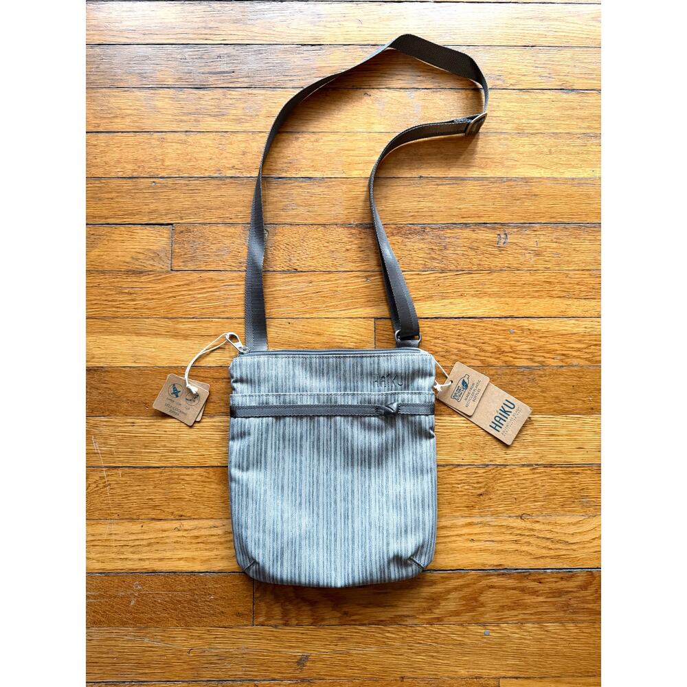 HAIKU Gray Revel Crossbody Bag (NWT)